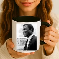 Sidney Poitier 1927 2022 Tribute Quote I Am The Me I Choose To Be Mug