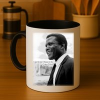 Sidney Poitier 1927 2022 Tribute Quote I Am The Me I Choose To Be Mug