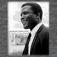 Sidney Poitier 1927 2022 Tribute Quote I Am The Me I Choose To Be T-Shirt