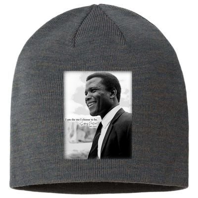 Sidney Poitier 1927 2022 Tribute Quote I Am The Me I Choose To Be Sustainable Beanie