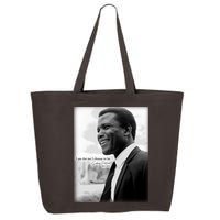 Sidney Poitier 1927 2022 Tribute Quote I Am The Me I Choose To Be 25L Jumbo Tote