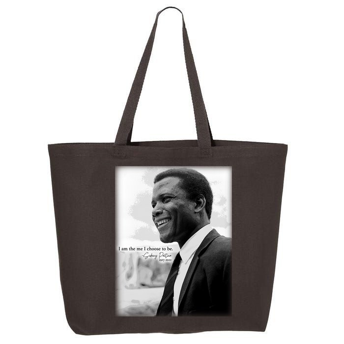 Sidney Poitier 1927 2022 Tribute Quote I Am The Me I Choose To Be 25L Jumbo Tote