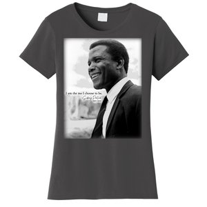 Sidney Poitier 1927 2022 Tribute Quote I Am The Me I Choose To Be Women's T-Shirt