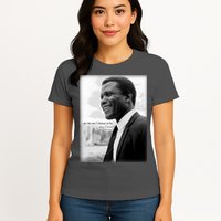 Sidney Poitier 1927 2022 Tribute Quote I Am The Me I Choose To Be Womens T-Shirt