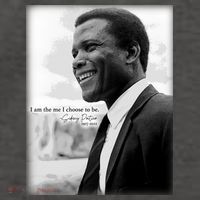 Sidney Poitier 1927 2022 Tribute Quote I Am The Me I Choose To Be Vector Backpack