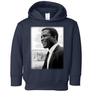 Sidney Poitier 1927 2022 Tribute Quote I Am The Me I Choose To Be Toddler Hoodie