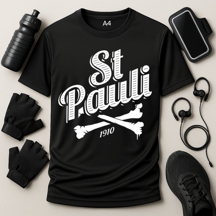 St. Pauli 1910 Soccer Hamburg Cooling Performance Crew T-Shirt