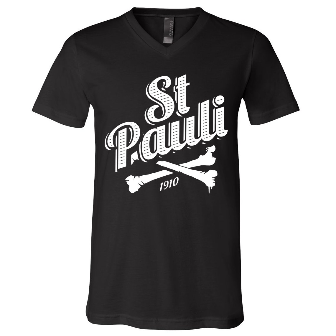 St. Pauli 1910 Soccer Hamburg V-Neck T-Shirt