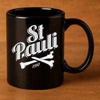 St. Pauli 1910 Soccer Hamburg 11oz C Handle Ceramic Mug