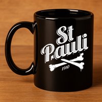 St. Pauli 1910 Soccer Hamburg 11oz C Handle Ceramic Mug