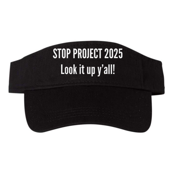 Stop Project 2025 Look It Up Y’All Valucap Bio-Washed Visor