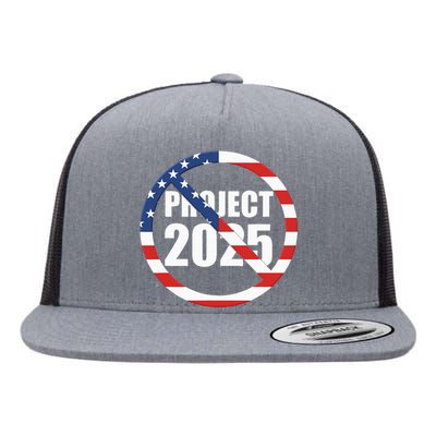 Stop Project 2025 Flat Bill Trucker Hat