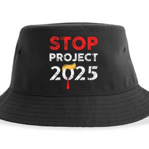 Stop Project 2025 TrumpS Project Anti Trump Sustainable Bucket Hat