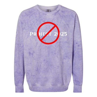 Stop Project 2025 TrumpS Project Anti Trump Colorblast Crewneck Sweatshirt