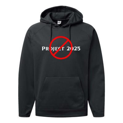 Stop Project 2025 TrumpS Project Anti Trump Performance Fleece Hoodie