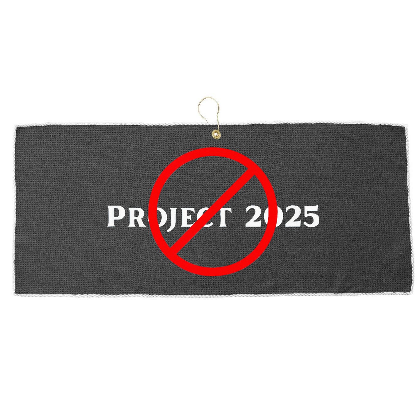 Stop Project 2025 TrumpS Project Anti Trump Large Microfiber Waffle Golf Towel