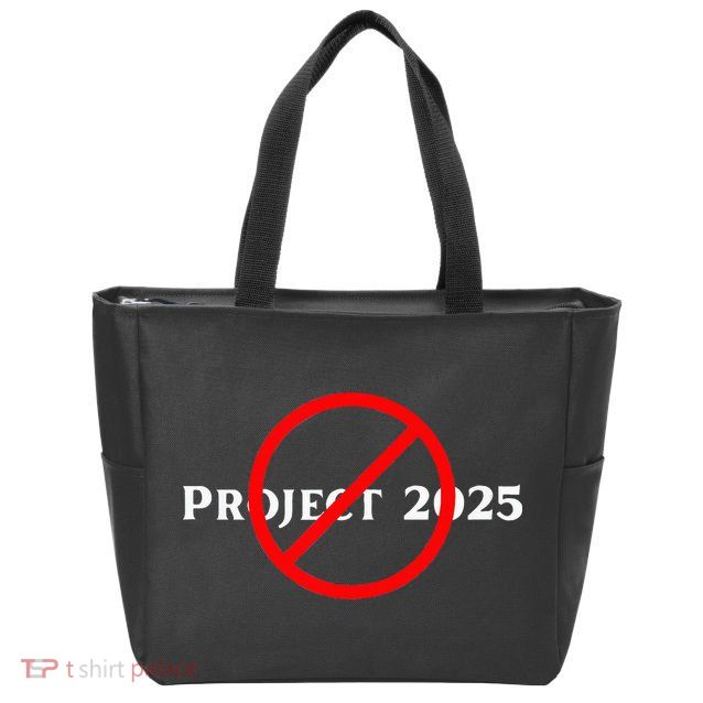 Stop Project 2025 TrumpS Project Anti Trump Zip Tote Bag