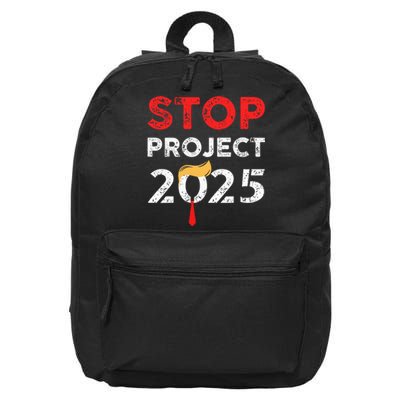 Stop Project 2025 TrumpS Project Anti Trump 16 in Basic Backpack