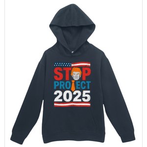 Stop Project 2025 Flag Usa Urban Pullover Hoodie