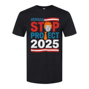 Stop Project 2025 Flag Usa Softstyle CVC T-Shirt