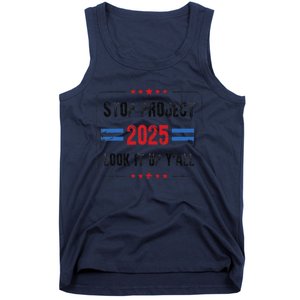 Stop Project 2025 Pro Democracy Anti Trump Election 2024 Tank Top