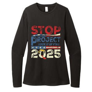 Stop Project 2025 Look It Up Y’All Womens CVC Long Sleeve Shirt