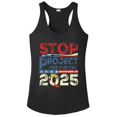 Stop Project 2025 Look It Up Y’All Ladies PosiCharge Competitor Racerback Tank