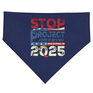 Stop Project 2025 Look It Up Y’All USA-Made Doggie Bandana