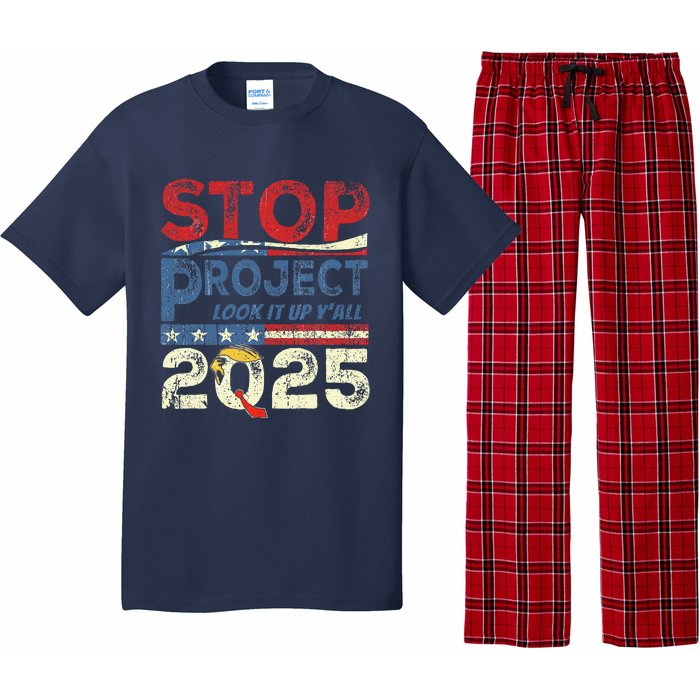 Stop Project 2025 Look It Up Y’All Pajama Set