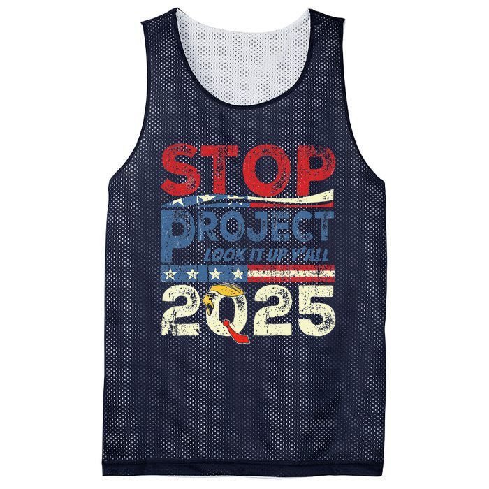 Stop Project 2025 Look It Up Y’All Mesh Reversible Basketball Jersey Tank