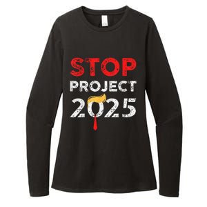 Stop Project 2025 TrumpS Project Anti Trump Funny Gift Womens CVC Long Sleeve Shirt