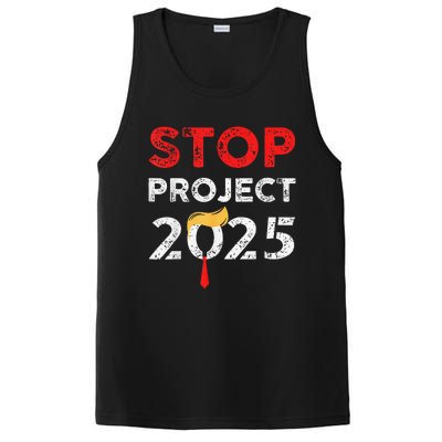 Stop Project 2025 TrumpS Project Anti Trump Funny Gift PosiCharge Competitor Tank