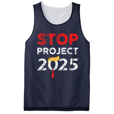 Stop Project 2025 TrumpS Project Anti Trump Funny Gift Mesh Reversible Basketball Jersey Tank