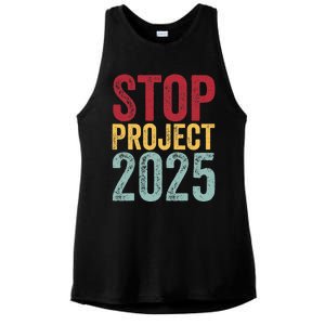 Stop Project 2025 Ladies PosiCharge Tri-Blend Wicking Tank