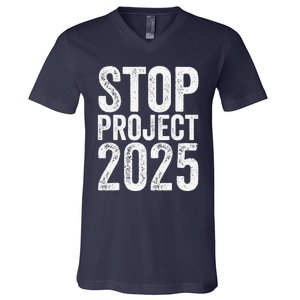 Stop Project 2025 V-Neck T-Shirt