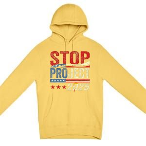 Stop Project 2025 Flag Usa Premium Pullover Hoodie