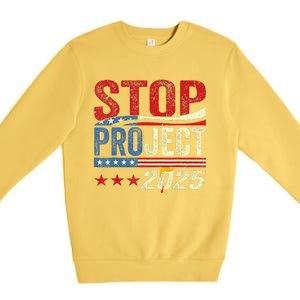 Stop Project 2025 Flag Usa Premium Crewneck Sweatshirt