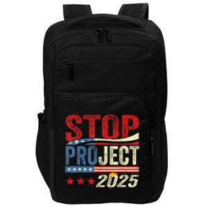 Stop Project 2025 Flag Usa Impact Tech Backpack