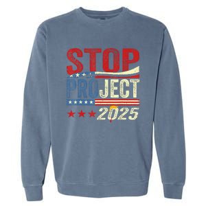 Stop Project 2025 Flag Usa Garment-Dyed Sweatshirt