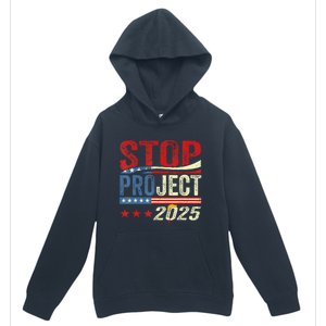 Stop Project 2025 Flag Usa Urban Pullover Hoodie