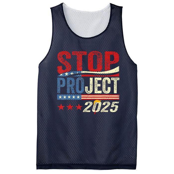 Stop Project 2025 Flag Usa Mesh Reversible Basketball Jersey Tank