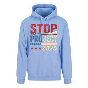 Stop Project 2025 Flag Usa Unisex Surf Hoodie