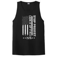 Stop Project 2025 Look It Up Y’All Vintage American Flag PosiCharge Competitor Tank