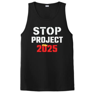 Stop Project 2025 Anti Project 2025 Vote Democrat Harris PosiCharge Competitor Tank