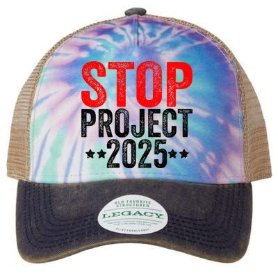 Stop Project 2025 Legacy Tie Dye Trucker Hat