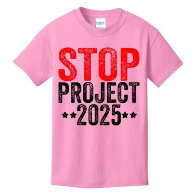 Stop Project 2025 Kids T-Shirt