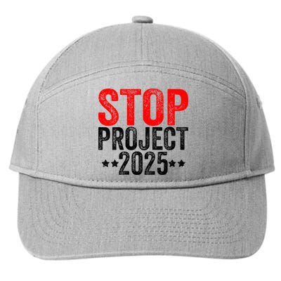 Stop Project 2025 7-Panel Snapback Hat