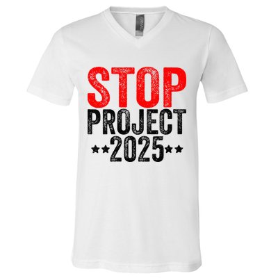 Stop Project 2025 V-Neck T-Shirt