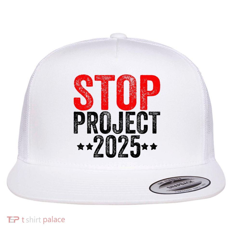 Stop Project 2025 Flatbill Hat