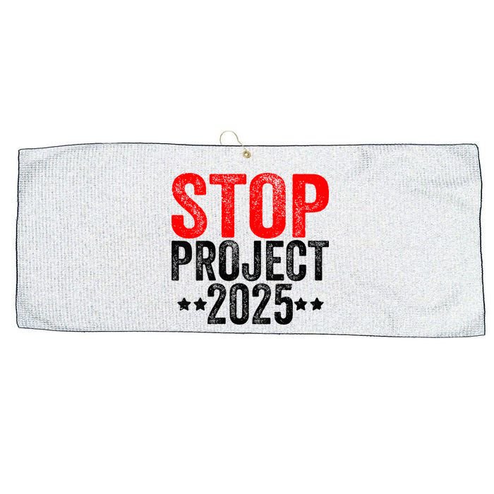 Stop Project 2025 Large Microfiber Waffle Golf Towel